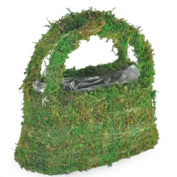 Hand-woven Moss Handbag Garden Green Planting Flower Basket Home Garden Wedding Decoration For Women Supplies Hot Sale
Hand-woven Moss Handbag Garden Green Planting Flower Basket Home Garden Wedding Decoration For Women Supplies Hot Sale