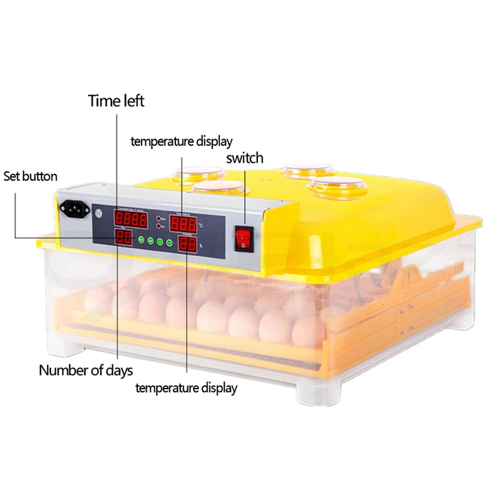 EU AU Warehouse Stock 48 Eggs Incubator Poultry Egg Hatcher Brooder CE Approved ZZ-48
EU AU Warehouse Stock 48 Eggs Incubator Poultry Egg Hatcher Brooder CE Approved ZZ-48