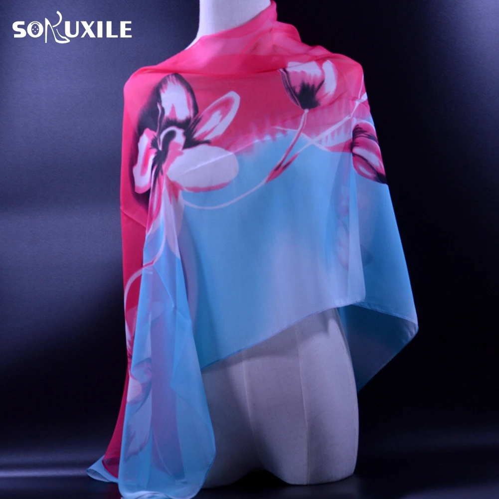 SOKUXILE 2018 Super Flower Haar Accessoires Headband Stoles Chiffon Silk Scarf For Women's Shawl Bandanna Foulard
SOKUXILE 2018 Super Flower Haar Accessoires Headband Stoles Chiffon Silk Scarf For Women's Shawl Bandanna Foulard