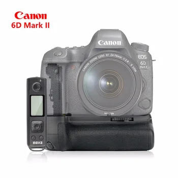 

Meike MK-6DII Pro Battery Grip Built-in 2.4g Wireless Control for Canon EOS 6D Mark II 6D2 as EG-E21