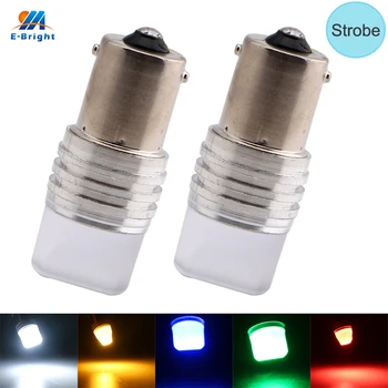 YM E-Bright 2PCS Car Strobe Lights S25 2835 9 SMD 1156 BA15S Auto Turn Signal Light Car Styling Flash 2Modes White Blue Red
YM E-Bright 2PCS Car Strobe Lights S25 2835 9 SMD 1156 BA15S Auto Turn Signal Light Car Styling Flash 2Modes White Blue Red