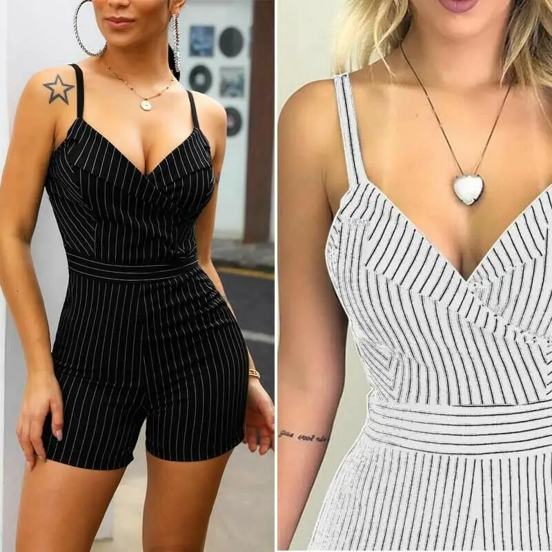 NEW Women Sexy Casual Strappy Sleeveless Bodycon Romper Jumpsuit Club Tights Bodysuit Short Pants
NEW Women Sexy Casual Strappy Sleeveless Bodycon Romper Jumpsuit Club Tights Bodysuit Short Pants