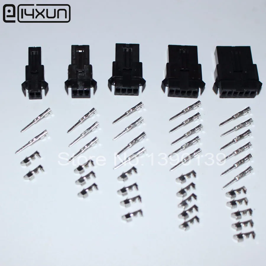 50 Sets/lot (2+3+4+5+6Pin) Each Pin X 10 Sets JST 2.54mm SM2.54 Series Multipole Connector Plug With Ternimal Male and Female
50 Sets/lot (2+3+4+5+6Pin) Each Pin X 10 Sets JST 2.54mm SM2.54 Series Multipole Connector Plug With Ternimal Male and Female