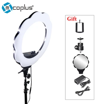 Camera Photo Studio Phone Video 18inch 55W 384PCS selfie LED Ring Light 3200-5500K Bi-color Photography Dimmable Ring Lamp
Camera Photo Studio Phone Video 18inch 55W 384PCS selfie LED Ring Light 3200-5500K Bi-color Photography Dimmable Ring Lamp