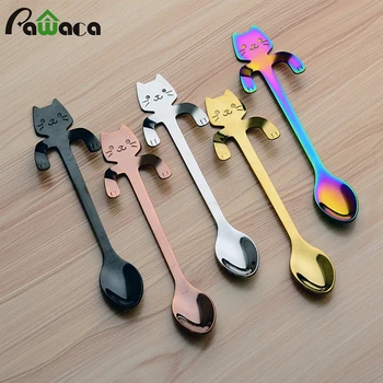 4pcs Stainless Steel Mini Cat Kitten Spoons for Coffee Tea Dessert Drink Mixing Milkshake Spoon Tableware Set Kitchen Supplies
4pcs Stainless Steel Mini Cat Kitten Spoons for Coffee Tea Dessert Drink Mixing Milkshake Spoon Tableware Set Kitchen Supplies