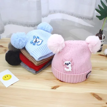 Baby Hat Faux Fur Baby Cap Cotton Pompom Cute Hat For Kids Winter Boys And Girls Caps Artificial Fur Children's knitting Hats
Baby Hat Faux Fur Baby Cap Cotton Pompom Cute Hat For Kids Winter Boys And Girls Caps Artificial Fur Children's knitting Hats