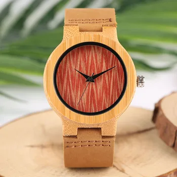 Wood Watch Women Genuine Leather Band Red Lightning Dial Without Number Analog Quartz Ladies Wristwatch Gift Montre Femme
Wood Watch Women Genuine Leather Band Red Lightning Dial Without Number Analog Quartz Ladies Wristwatch Gift Montre Femme