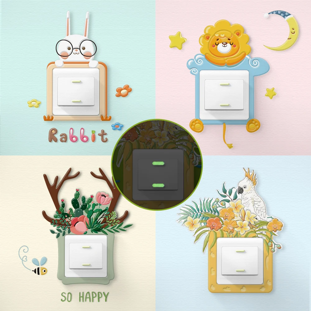 Resin decorative paste switch socket protective cover stickers creative garden wall hanging Noctilucan key switch LKT1--LKT10
Resin decorative paste switch socket protective cover stickers creative garden wall hanging Noctilucan key switch LKT1--LKT10
