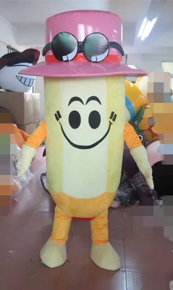 Yellow Lead Pencil Mascot Costume Wax Crayon Pastels Lip Rouge Rossetta LAPIZ LABIAL Bright Eyes for Halloween party
Yellow Lead Pencil Mascot Costume Wax Crayon Pastels Lip Rouge Rossetta LAPIZ LABIAL Bright Eyes for Halloween party