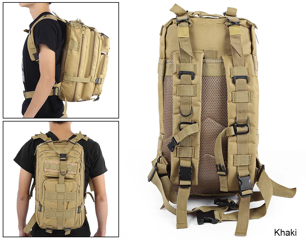  3P Tactical Backpack Military Backpack 600D Oxford Sport Bag 30L for Camping Climbing Bag Traveling Hiking fishing Bags Hot sale