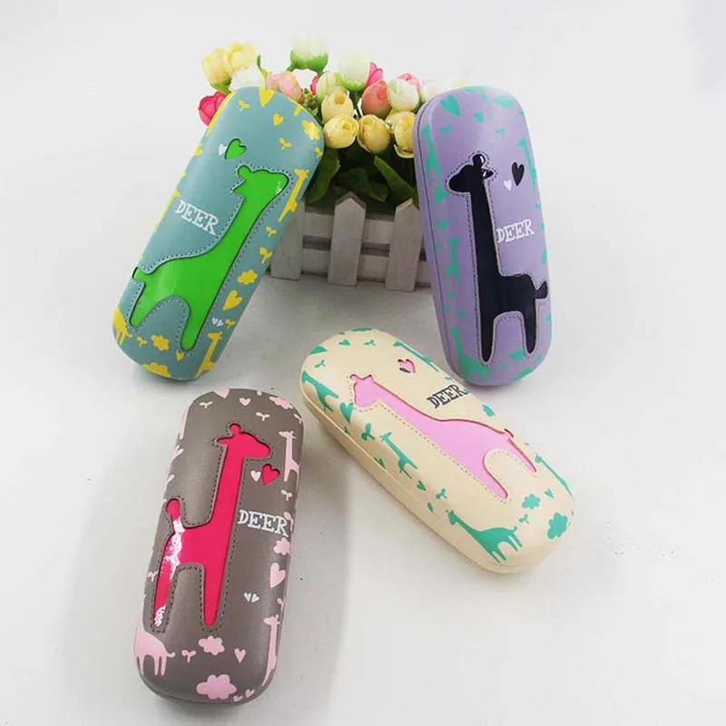 Cartoon Deer Giraffe design Frame Glasses Case Hard PU Metal Eyeglasses Box Student Opitical Glasses Protector Eyewear Cases
Cartoon Deer Giraffe design Frame Glasses Case Hard PU Metal Eyeglasses Box Student Opitical Glasses Protector Eyewear Cases
