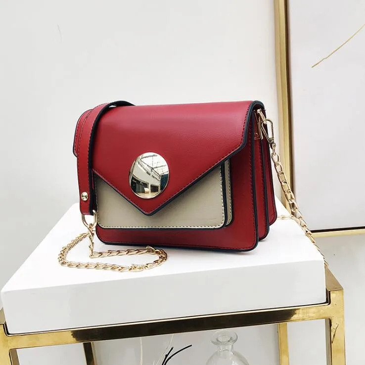Retro PU Leather Patchwork Crossbody Bags for Women Messenger Bags Chain Strap Shoulder Bag Lady Small Flap criss-cross Bag
Retro PU Leather Patchwork Crossbody Bags for Women Messenger Bags Chain Strap Shoulder Bag Lady Small Flap criss-cross Bag