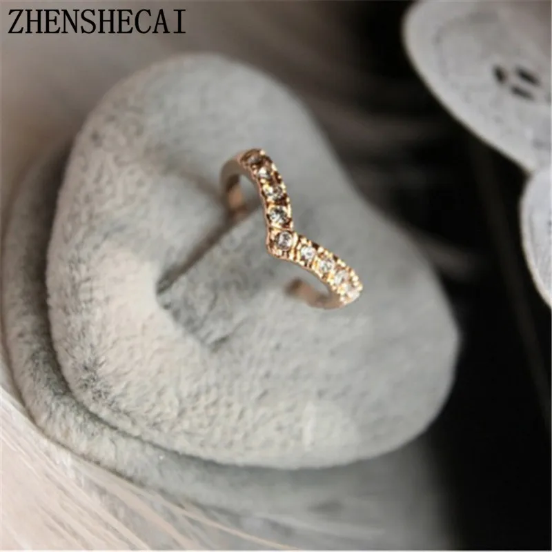 Unique Design Concise Simple Style Rhinestone Crystal V-shaped Tail Ring wholesale jz07
Unique Design Concise Simple Style Rhinestone Crystal V-shaped Tail Ring wholesale jz07