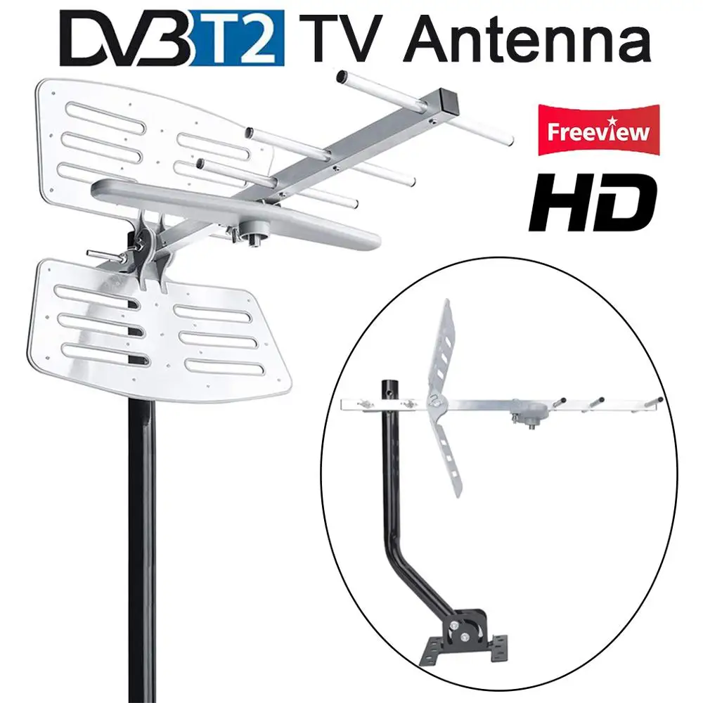 Satxtrem Outdoor TV Antenna TDT DVB-T2 Digital TV Amplifier DVB T2 TV Antenna 150 Miles Range HD DVB-T HDTV Antenna 32.8ft Cable
Satxtrem Outdoor TV Antenna TDT DVB-T2 Digital TV Amplifier DVB T2 TV Antenna 150 Miles Range HD DVB-T HDTV Antenna 32.8ft Cable
