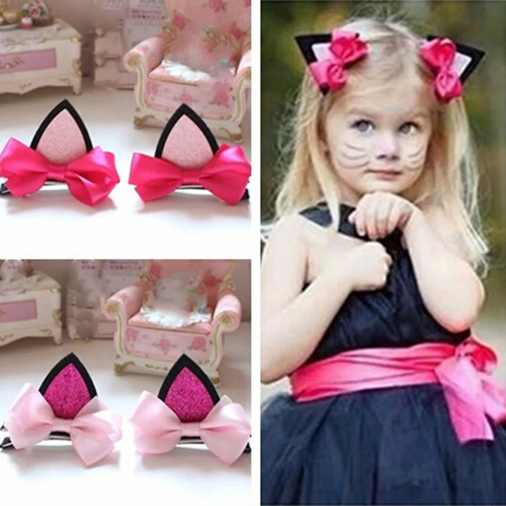 New 2pcs/lot children baby girls hair accessories clip hairpins barrettes headwear flower cat ears hairpin Dropshipping
New 2pcs/lot children baby girls hair accessories clip hairpins barrettes headwear flower cat ears hairpin Dropshipping