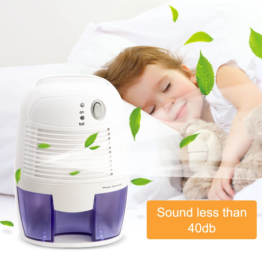 

Semiconductor Dehumidifier Mini Portable Home Air Dryer Desiccant Moisture Absorber Low Noise Cabinet Dehumidifier