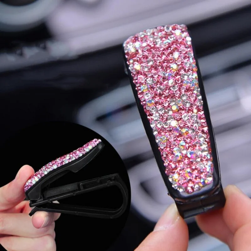 Multi-Function Car Glasses Clip Car Sun Visor Sunglasses Set Diamond Bracket Paper Clip
Multi-Function Car Glasses Clip Car Sun Visor Sunglasses Set Diamond Bracket Paper Clip