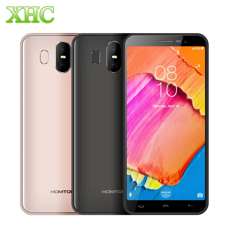 

HOMTOM S17 5.5'' Mobile Phone Android 8.1 RAM 2GB ROM 16GB MT6580 Quad Core 13MP 8MP Dual SIM Fingerprint Face ID 3G Smartphone