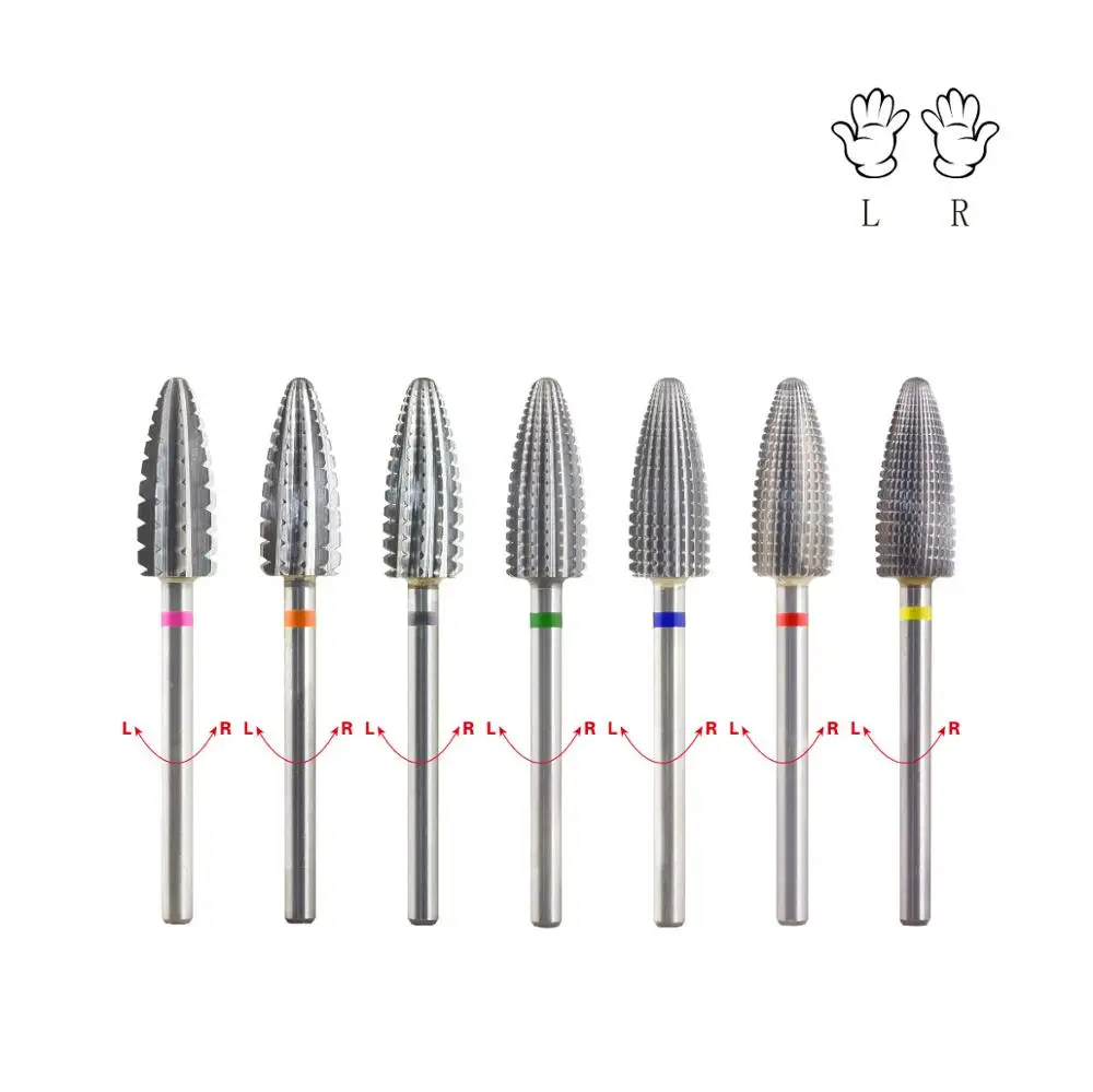 Typhoon Bit(Fastest Remove Acrylics&Gels)-Two directional(for All Hand use)-WILSON Carbide Nail Drill Bit
Typhoon Bit(Fastest Remove Acrylics&Gels)-Two directional(for All Hand use)-WILSON Carbide Nail Drill Bit