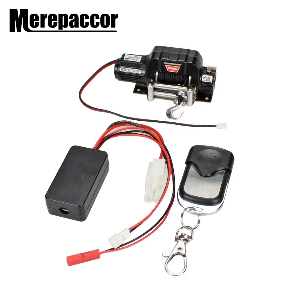 MEREPACCOR Rc Car Metal Winch + Wireless Remote Controller Receiver For 1:10 Rc Crawler Truck Axial Scx10 90046 D90 Traxxas Trx4
MEREPACCOR Rc Car Metal Winch + Wireless Remote Controller Receiver For 1:10 Rc Crawler Truck Axial Scx10 90046 D90 Traxxas Trx4