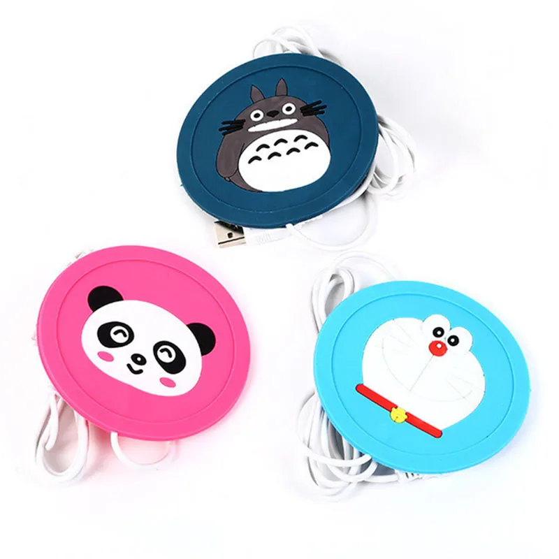 Cute Cartoon 5V USB Warmer Silicone Heat Heater for Milk Tea Coffee Mug Hot Drinks Beverage Cup Mat Kitchen Tools Heater New
Cute Cartoon 5V USB Warmer Silicone Heat Heater for Milk Tea Coffee Mug Hot Drinks Beverage Cup Mat Kitchen Tools Heater New