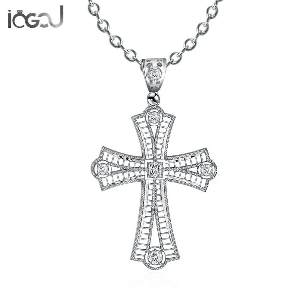 IOGOU 925 Sterling Silver Cross Pendants Men Women Wedding Anniversary Jesus Charm Hollow Pendants Party Hip Hop Jewelry Gifts
IOGOU 925 Sterling Silver Cross Pendants Men Women Wedding Anniversary Jesus Charm Hollow Pendants Party Hip Hop Jewelry Gifts