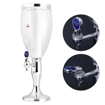 Plastic Beer Dispenser Machine Receptacles Drinking Pistol Pump Transparent Layers Layout With LED Colorful Shinning Lights
Plastic Beer Dispenser Machine Receptacles Drinking Pistol Pump Transparent Layers Layout With LED Colorful Shinning Lights