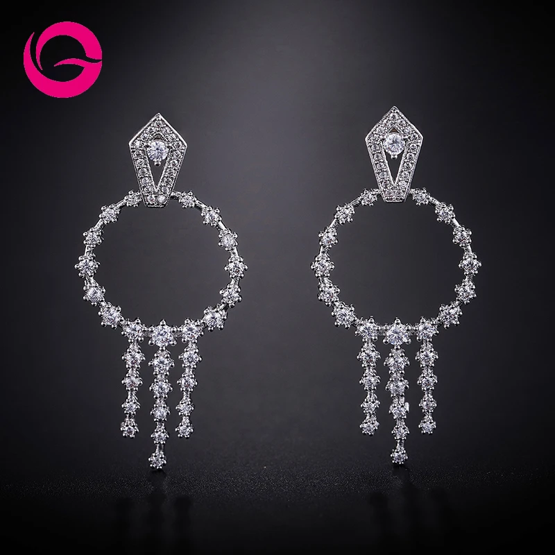 GAOLA New Round Tassel Dangle Earrings Women Wedding Party White Gold Color Paved CZ Earring GLE8081
GAOLA New Round Tassel Dangle Earrings Women Wedding Party White Gold Color Paved CZ Earring GLE8081