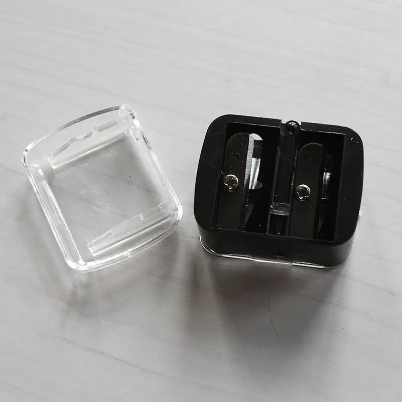 1PCS Double Holes Cosmetic Sharpener Useful Pencil Sharpener For Cosmetic Brush/Eyeliner Pencil/Makeup Pencil
1PCS Double Holes Cosmetic Sharpener Useful Pencil Sharpener For Cosmetic Brush/Eyeliner Pencil/Makeup Pencil