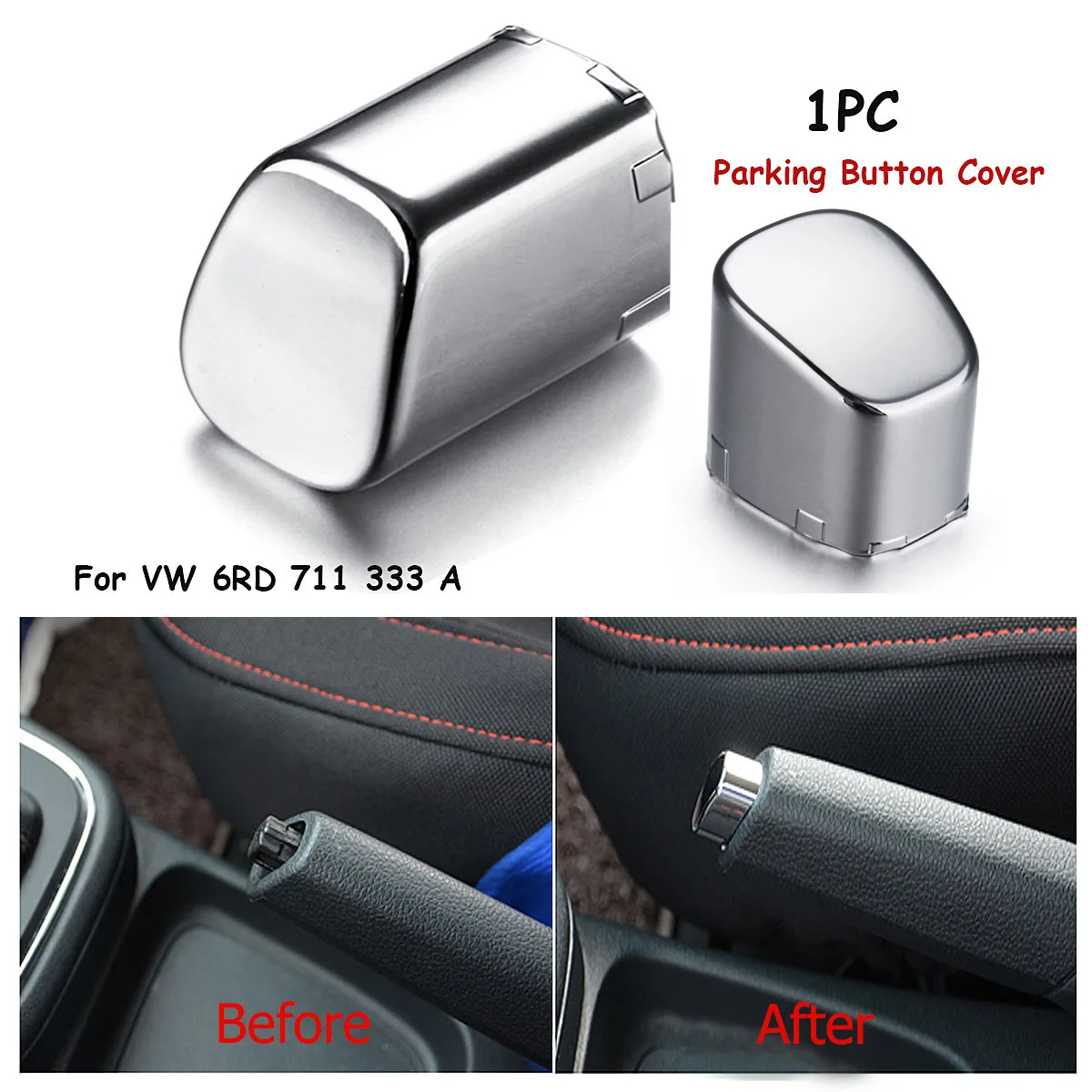 1x Car Handbrake Lever Parking Button Cover Chrome Decoration Shell for VW Polo CROSS GTI 6RD 711 333 A Car Styling Accessories
1x Car Handbrake Lever Parking Button Cover Chrome Decoration Shell for VW Polo CROSS GTI 6RD 711 333 A Car Styling Accessories