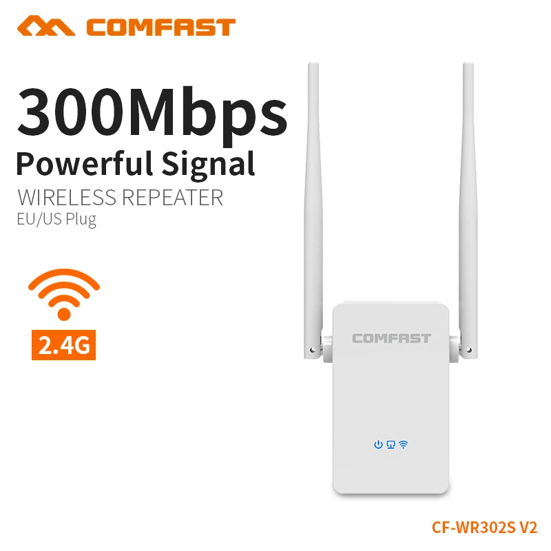 COMFAST WiFi Router Repeater Signal Amplifier 300mbps Built In LNA 802.11N/B/G Wi-fi Range Extander CF-WR302S Upgrade
COMFAST WiFi Router Repeater Signal Amplifier 300mbps Built In LNA 802.11N/B/G Wi-fi Range Extander CF-WR302S Upgrade