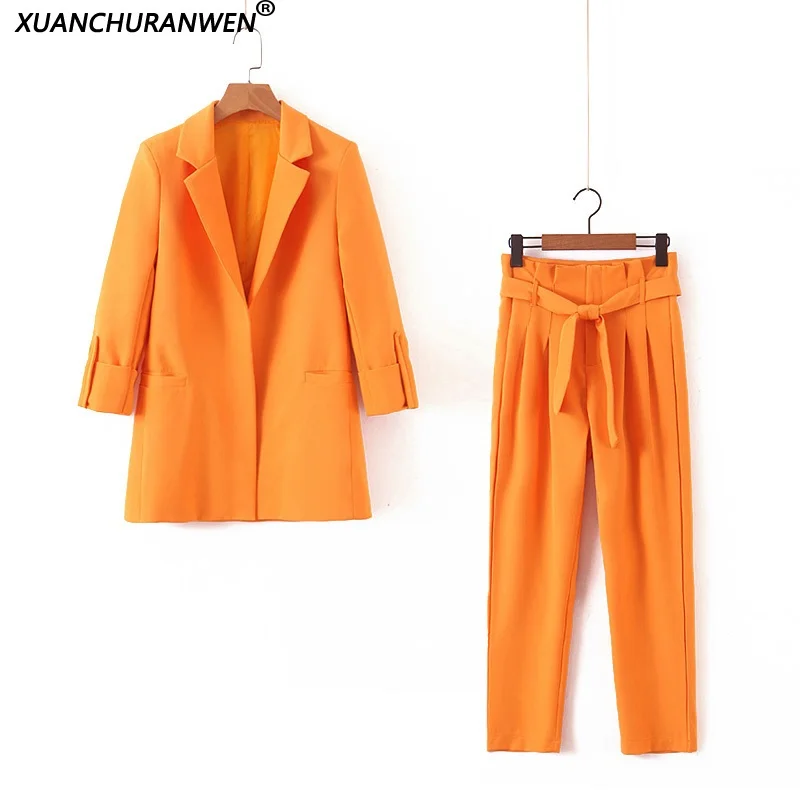Casual Slim Blazer Outfits Two Piece Set Autumn Blazer Suit Pants Jaket Set Women Office Outwear Trousers XL2189
Casual Slim Blazer Outfits Two Piece Set Autumn Blazer Suit Pants Jaket Set Women Office Outwear Trousers XL2189
