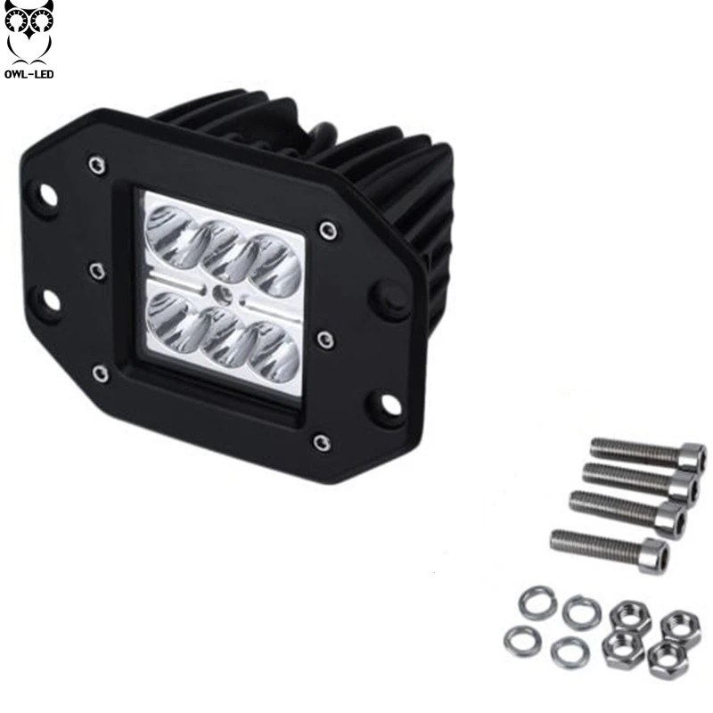 4" Led Pods Flush Mount 18w Led Work Light Led Driving Light Flood Off-road Offroad Truck CAR Auto SUV 4WD 4X4 Fog Lamp 12V
4" Led Pods Flush Mount 18w Led Work Light Led Driving Light Flood Off-road Offroad Truck CAR Auto SUV 4WD 4X4 Fog Lamp 12V