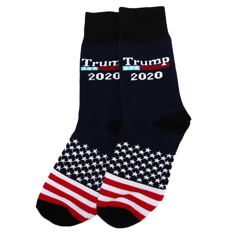 Novelty Stitching Color America National Flag Printed Socks Trump 2020 Soft Men Cotton Sock Personality Chaussette Homme
Novelty Stitching Color America National Flag Printed Socks Trump 2020 Soft Men Cotton Sock Personality Chaussette Homme