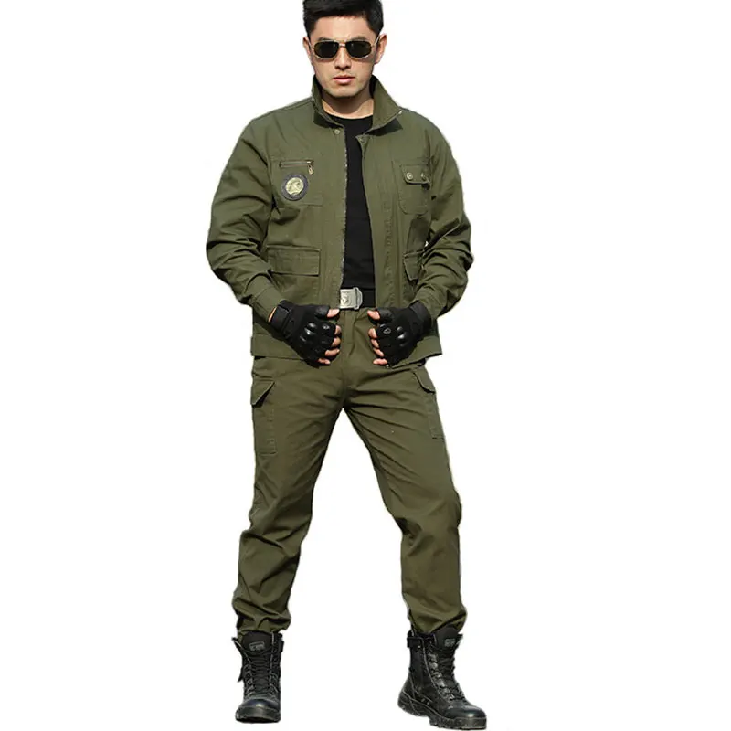 Military Tactical SWAT Uniform Suit Men Cargo Pants+Jacket Army Special Forces Combat Uniform Suit Men Work Coat + Trousers
Military Tactical SWAT Uniform Suit Men Cargo Pants+Jacket Army Special Forces Combat Uniform Suit Men Work Coat + Trousers