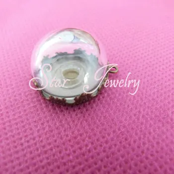 20pcs 20*12mm Classic glass dome vial with crown pendant cabochon setting tray/necklace accessories
20pcs 20*12mm Classic glass dome vial with crown pendant cabochon setting tray/necklace accessories