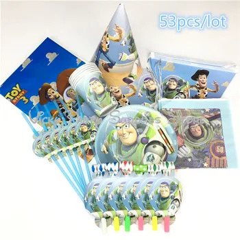 53pcs/lot Toy Story Disposable Plastic Spoon Toy Story Disposable Set Cup Plates Set Baby Shower Spoon Party Decoration Supplies
53pcs/lot Toy Story Disposable Plastic Spoon Toy Story Disposable Set Cup Plates Set Baby Shower Spoon Party Decoration Supplies