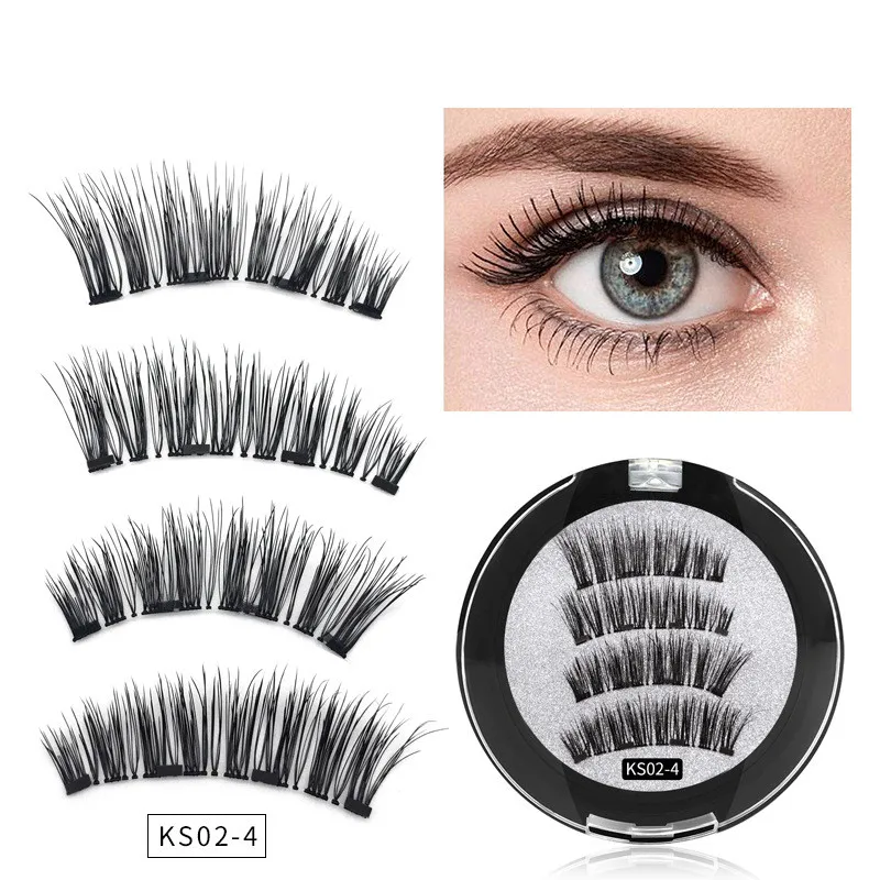 4 pcs of Handmade 3d magnetic eyelashes for makeup tools Mane false eyelashes
4 pcs of Handmade 3d magnetic eyelashes for makeup tools Mane false eyelashes
