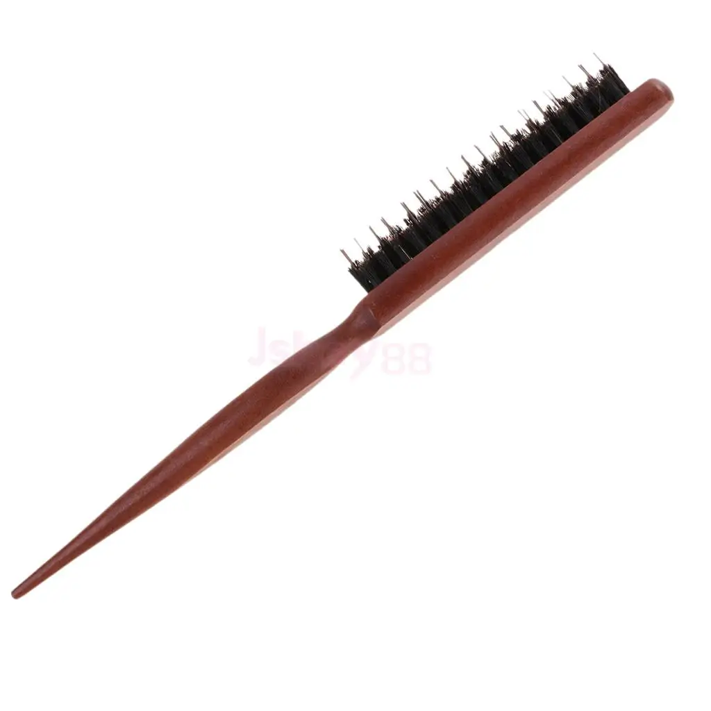 Wooden Handle Brush Boar Bristle Hair Comb Brush Three Rows Hair Wig Comb Boar Teasing Hairbrush
Wooden Handle Brush Boar Bristle Hair Comb Brush Three Rows Hair Wig Comb Boar Teasing Hairbrush