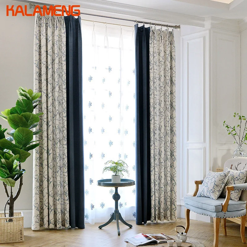 Geometry Modern Chinese Curtain Shading Sample Custom Split Joint Bedroom Curtains Blue Gray Drapes Living Room AXY8017
Geometry Modern Chinese Curtain Shading Sample Custom Split Joint Bedroom Curtains Blue Gray Drapes Living Room AXY8017
