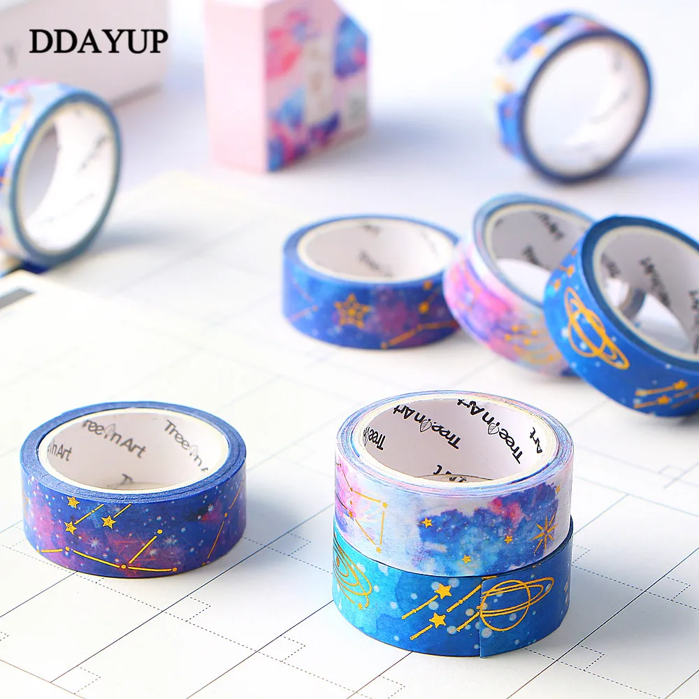 2 шт. DIY звездное небо японский бумажный скотч маскирующая лента декоративные