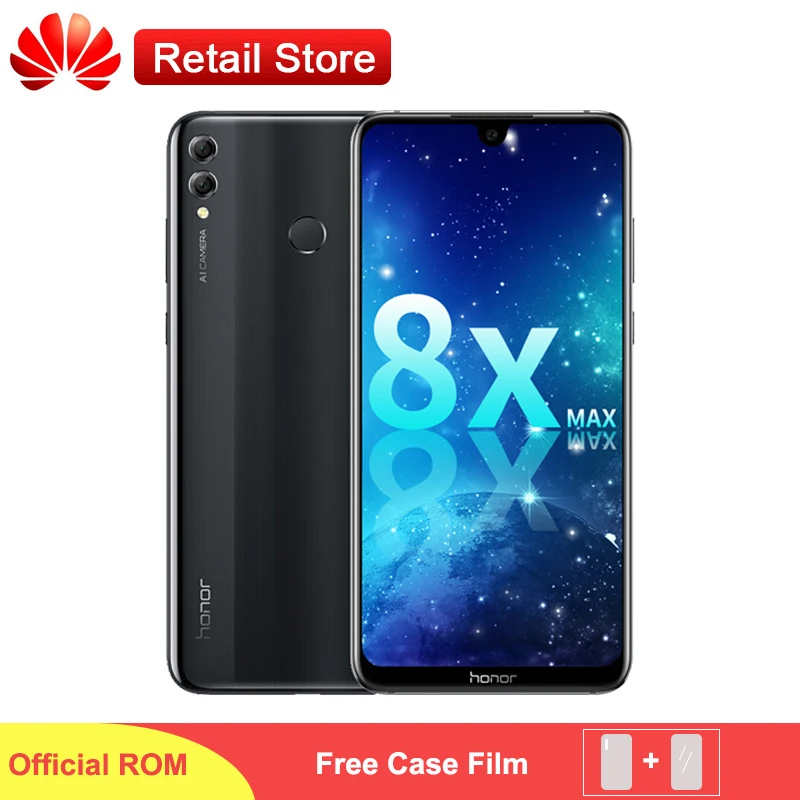 HONOR 8X Max 4G Smartphone 5000mAh 7.12" FHD Display Snapdragon 636/660 Android 8.1 Dual Camera Fingerprint OTG Phone
HONOR 8X Max 4G Smartphone 5000mAh 7.12" FHD Display Snapdragon 636/660 Android 8.1 Dual Camera Fingerprint OTG Phone