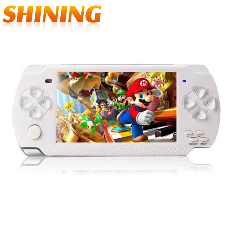 

A10 4.3 LCD HD Screen 8GB Memory Handhold Game Console MP4 MP5 Player 9000 Free Games Support Ebook/TV-out/480P Video Camera