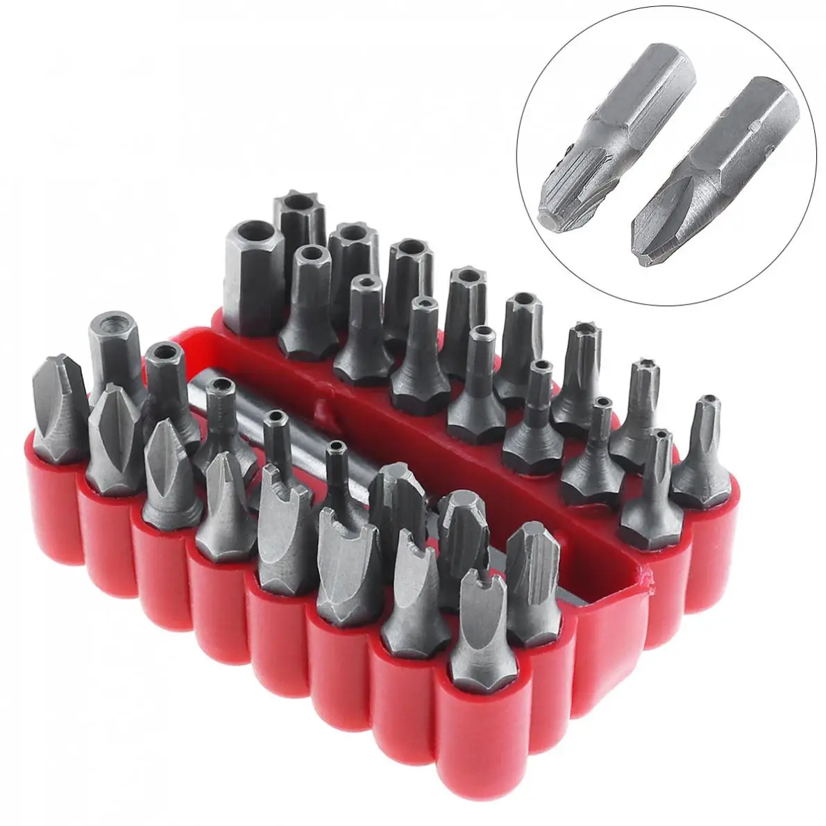 Practical 33 in 1 Hollow Screwdriver Kit with Hexagonal and Torx Special Batch Charging Drill Shaped Screwdriver Tool for Screw
Practical 33 in 1 Hollow Screwdriver Kit with Hexagonal and Torx Special Batch Charging Drill Shaped Screwdriver Tool for Screw