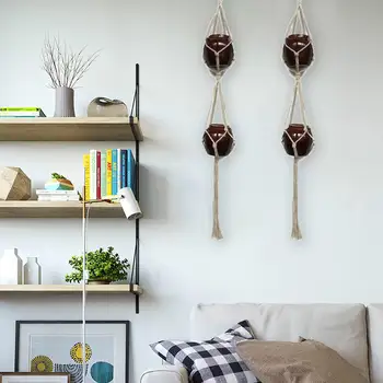 Vintage Decor Macrame Plant Hanger Basket Flowerpot Plant Holder Wall Art Vertical Home Garden Balcony Decoration
Vintage Decor Macrame Plant Hanger Basket Flowerpot Plant Holder Wall Art Vertical Home Garden Balcony Decoration
