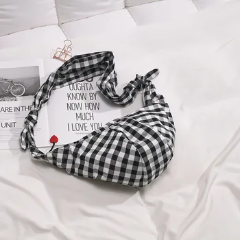 2019 new women's Korean version of the simple bucket bag plaid canvas bucket bag wild single shoulder bag messenger bag female
2019 new women's Korean version of the simple bucket bag plaid canvas bucket bag wild single shoulder bag messenger bag female