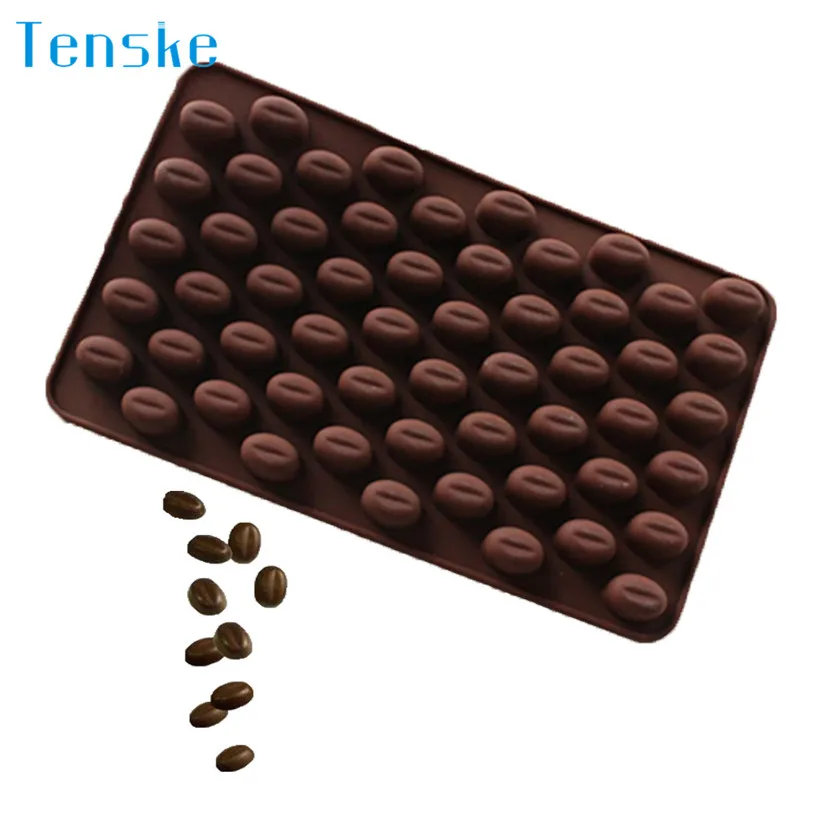 TENSKE Chocolate mold Coffee Bean Candy Silicone Bakeware Mould Cake Wax Melts U70427
TENSKE Chocolate mold Coffee Bean Candy Silicone Bakeware Mould Cake Wax Melts U70427
