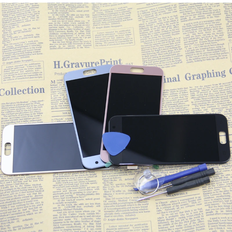 100% Tested For SAMSUNG GALAXY A3 2017 LCD A320 SM-A320F A320F Display Touch Screen Digitizer Assembly
100% Tested For SAMSUNG GALAXY A3 2017 LCD A320 SM-A320F A320F Display Touch Screen Digitizer Assembly