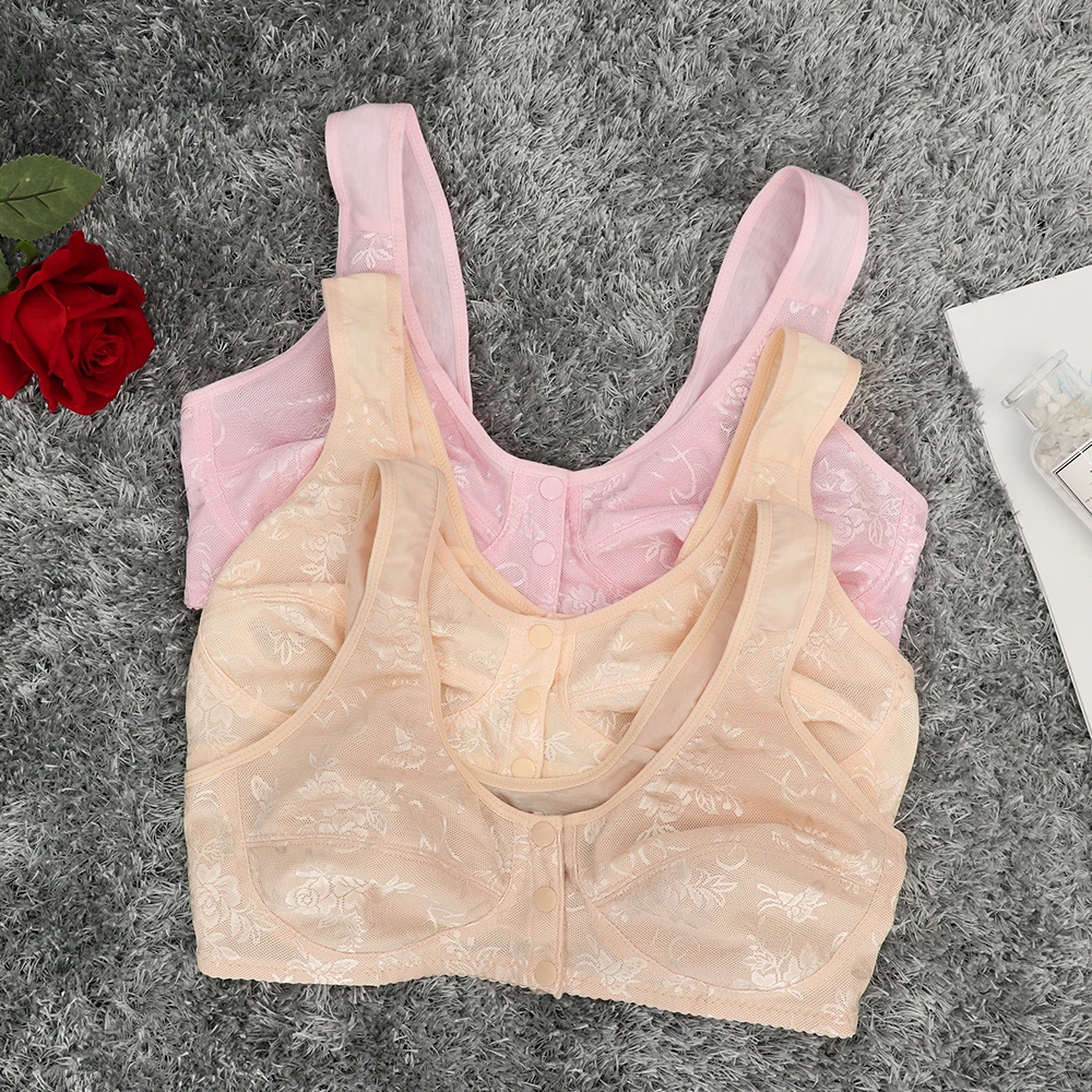 Wireless Cotton Bras for Women Lingerie Lace Front Close T-Back Bra Leisure Comfortable Underwear Plus size 44
Wireless Cotton Bras for Women Lingerie Lace Front Close T-Back Bra Leisure Comfortable Underwear Plus size 44