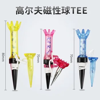3 PCS Golf Tees Magnetic Tee Set Plastic Golf Ball Holder 70mm 80mm Length Automatic reset Golf Tee
3 PCS Golf Tees Magnetic Tee Set Plastic Golf Ball Holder 70mm 80mm Length Automatic reset Golf Tee